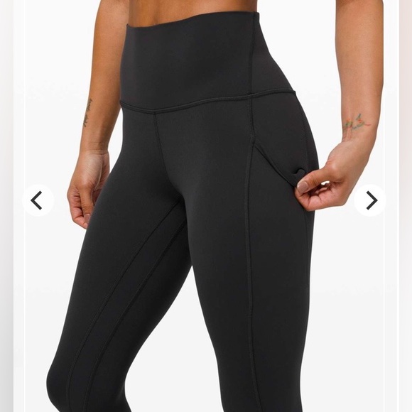 Lululemon Align High Rise Pant with Pockets 25" black size 8 - Picture 4 of 16